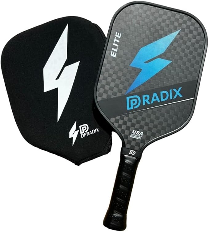 Elite Pickleball Paddle – Carbon T700 12K, Power and Explosivity, Honeycomb Core 16 mm, Ergonomic Handle, High Resistance, Adults Unisex