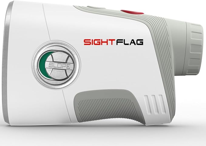 GF2 Golf Rangefinder with Slope, 1300 Yards Laser Range Finder, 7.5X Magnification, Flag Pole Locking Vibration 0.3 Yard Accuracy, Rechargeable Magnetic Golf Accessories Gift for Men Women