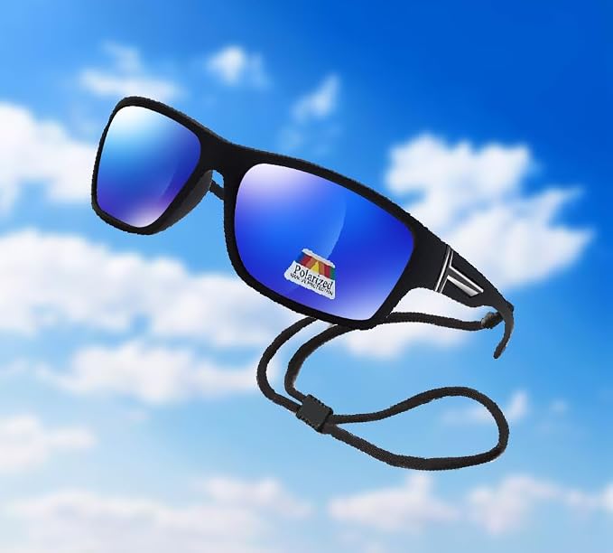 Polarized Bifocal Sunglasses Reading Glasses for Men Women Sports Wrap Silver Mirror Black Fishing Driving