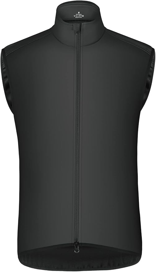 CEROTIPOLAR Club Fit Men's Thermal Fleece Cycling Vest for Bike Biking,Rain-Wind Proof Cycle Outwear