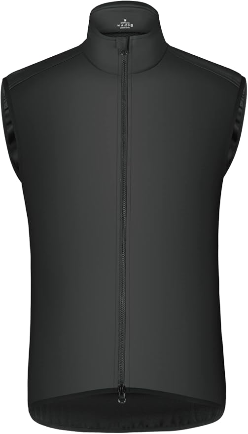 CEROTIPOLAR Club Fit Men's Thermal Fleece Cycling Vest for Bike Biking,Rain-Wind Proof Cycle Outwear