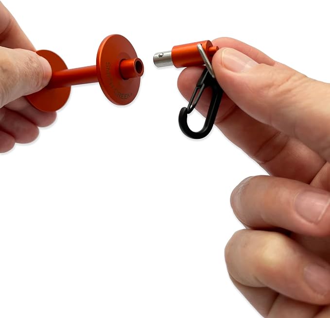 Smith Creek Tippet Holder & Spent Line Wrangler Value Bundle (Burnt Orange)