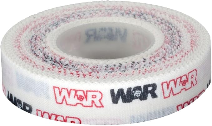 WAR Tape EZ Rip Premium Athletic Medical Sports Tape | No Sticky Residue | 30 ft Rolls | Best for Athletes & Trainers | Ideal for Fingers, Ankles, Wrists, and Equipment | 0.5 Inch (Pack of 1)