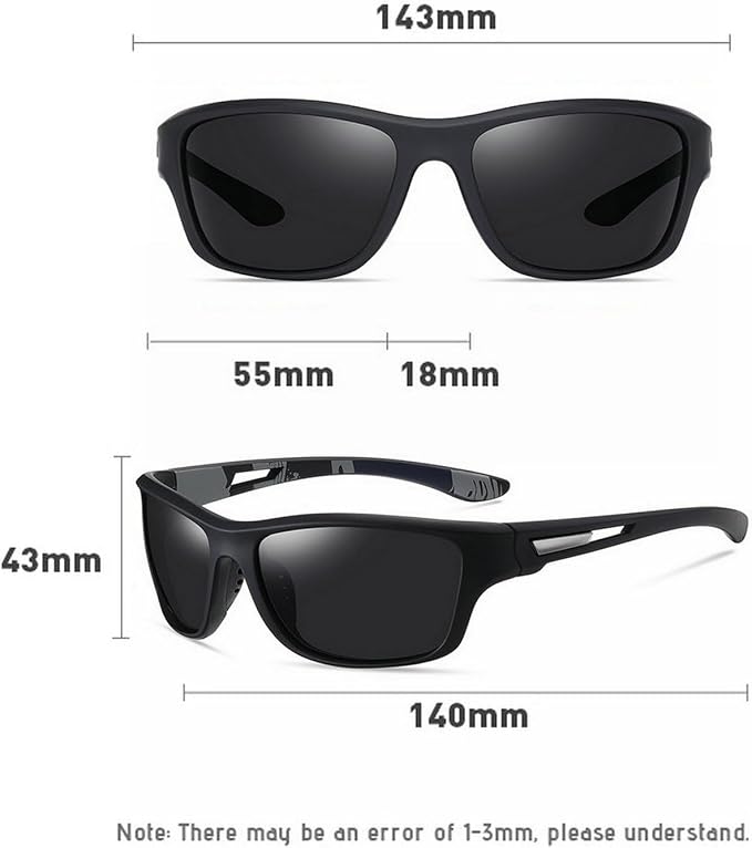 willochra Bifocal Sunglasses with Readers Built In Sporty Upgraded Wrap Frame Driving Reading Glasses for Outdoor UV400