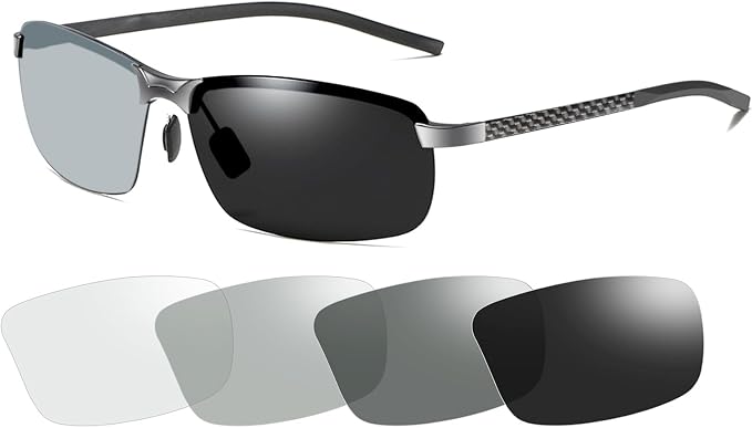 YIMI Polarized Photochromic Driving z87 Sunglasses For Men Women Day and Night safety glasses
