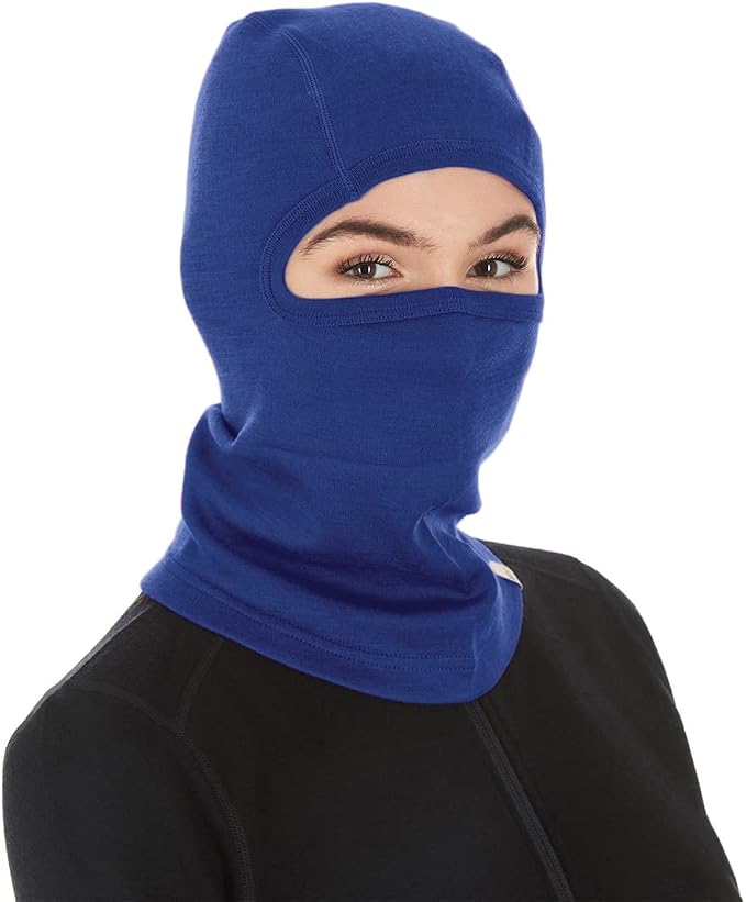 100% Merino Wool Balaclava - Winter Ski Mask - Face Mask - Cold Weather Gear