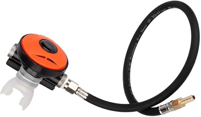 Tbest Regulator, Diving Mouth Piece Dive Snorkel 2nd Stage Regulator Diving Explorer with Mouthpiece Diving Equipment Accessory for Diving Snorkeling Underwater Erogatore Subacqueo