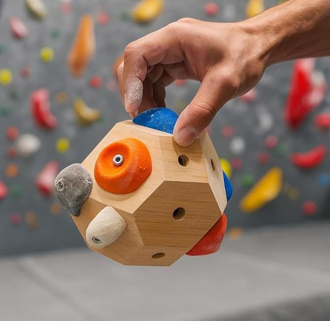 3D Rock Climbing Training Ball, Creating Strength and Precision, Finger Strength Rock Climbing Training Ball, simulating Rock Climbing, Rock Climbing, is a Gift for Climbers