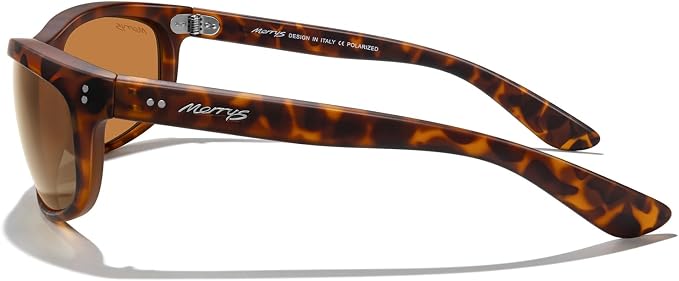 MERRY'S Wrap Around Sport Polarized Sunglasses for Men Women Driving Fishing UV400 Protection