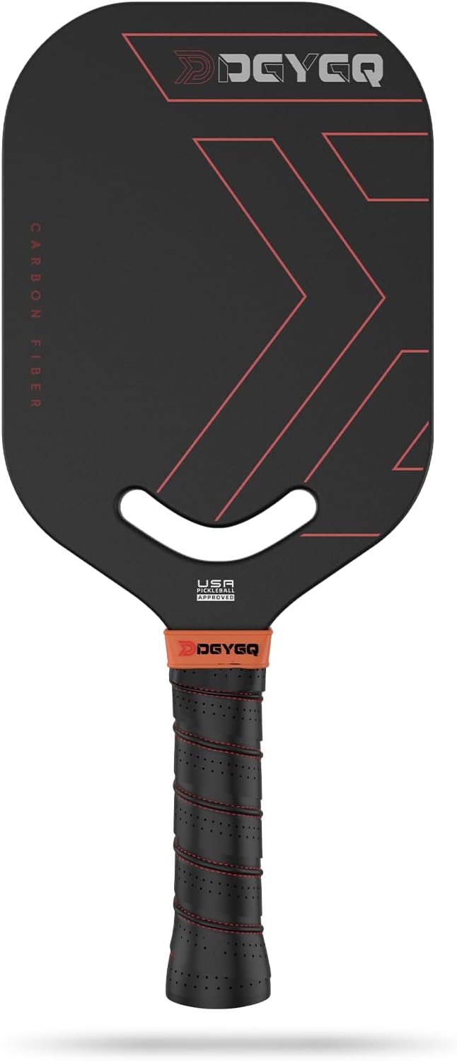 DGYGQ Pickleball Paddles with Polypropylene Honeycomb Core, T700SC Power Carbon Fiber Pickleball Paddle, Increased Power for Ultimate Spin & Consistency