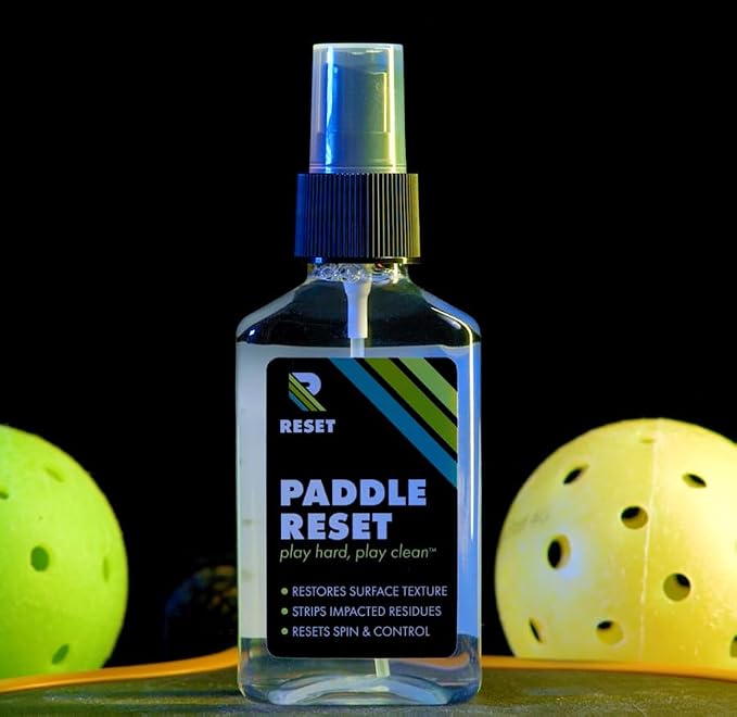 Paddle Reset - Pickleball Paddle Cleaner - Strips Impacted Residue and Increases Spin and Control