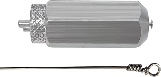 Eupheng Anti-Slip Stainless Steel Twist Fishing Tool, Mini (0.014"-0.032") & Large (up to #19 Gauge) Sizes Single Strand Haywire Twist Tool for Fishing Wire Leader Rig Making