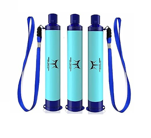 Water Filter Straw - Portable Water Filtration System for Safe Drinking, Water Filter for Outdoor Activities, Emergencies, Travel,Camping, Survival, Hiking, Backpacking