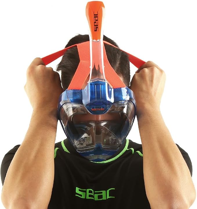 SEAC Magica Full Face Snorkeling Mask Comfortable for Smaller Faces