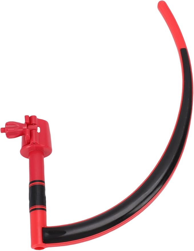 Keenso The Hanger Golf Training Aid, Golf Swing Aids Golf Training Equipment Swing Caddy Golf Swing Trainer Swing Trainer Rubber Improve Swing Posture Curved Portable Swing Training (Red)