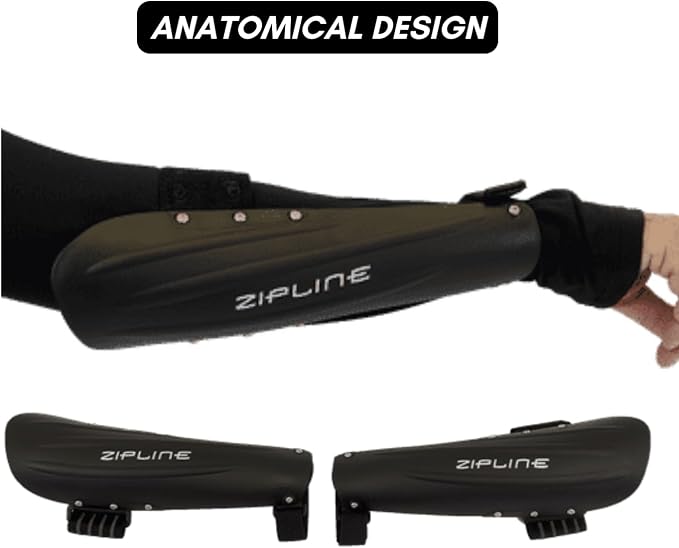 Zipline Forearm Guards for Ski Racers - Premium Downhill Poles Protector, Essential Race Gear for Enhanced Safety and Performance, Ideal for Competitive Skiers
