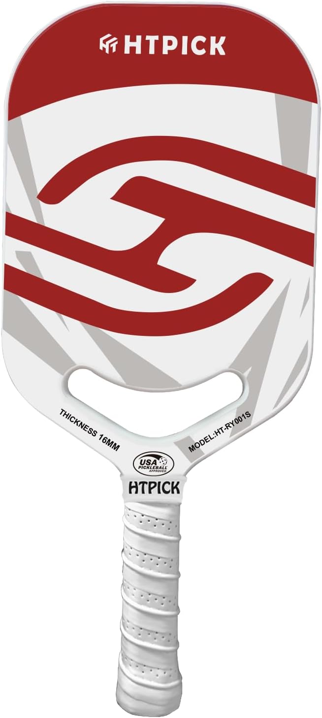 Pickleball Paddles | T700 Carbon Fiber Pickleball Paddle with Aero Throat | Hot-Press Moulding | 16mm Polymer Core | Specifically Engineered for Swing Speed and Manoeuvrability