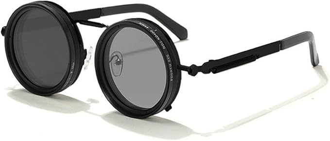 willochra 1-9 Adjustable Sunglasses Moonglass-Nd Filter Lenses Adjustable Tint Rounded Polarized Eyewear for Men