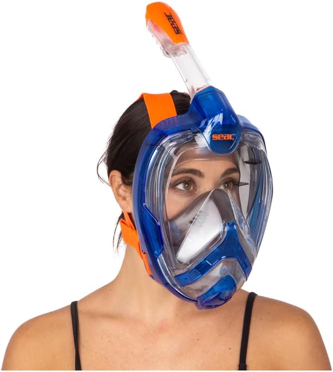 SEAC Magica Full Face Snorkeling Mask Comfortable for Smaller Faces