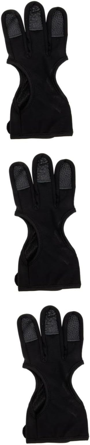 Yardwe 2pcs Archery Finger Stall Gloves Professional Archery Equipment Supply Accessory Professional