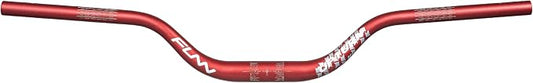 Funn Upturn High-Rise Mountain Bike Handlebar with Bar Clamp 31.8mm and Width 785mm, Durable and Lightweight Alloy Riser Handlebar for MTB and BMX Bike, Rise 75mm MTB Handlebar (Red)