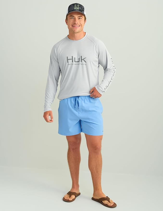 HUK Men's Pursuit Volley Short, Quick-Dry Fishing Shorts for Men