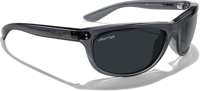 MERRY'S Wrap Around Sport Polarized Sunglasses for Men Women Driving Fishing UV400 Protection