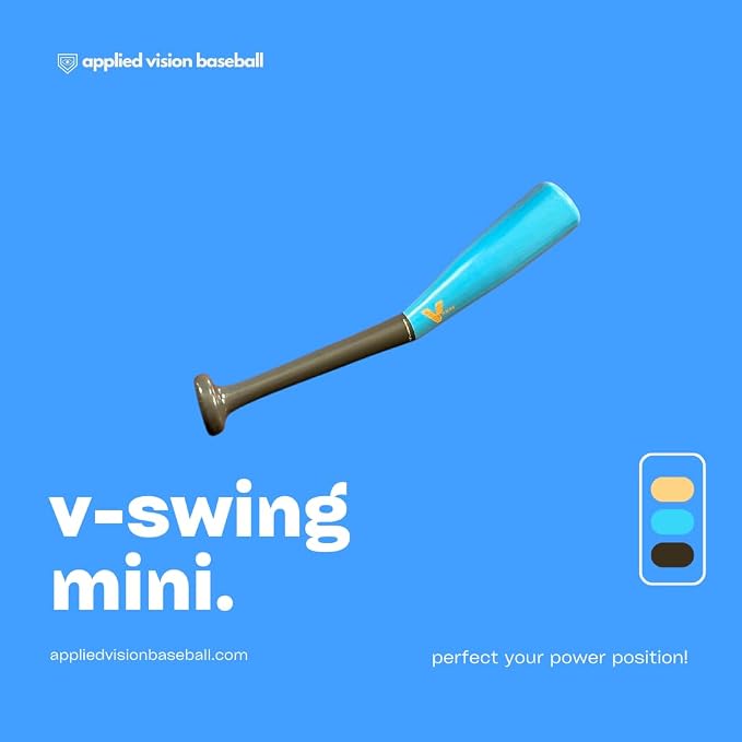 Applied Vision Sports V-Swing - The Ultimate Baseball & Softball Swing Trainer, Training Tool, and Batting Aid.