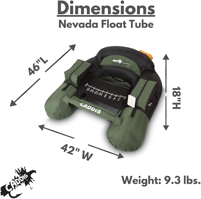 Caddis Sports Fishing and Angling Float Tube