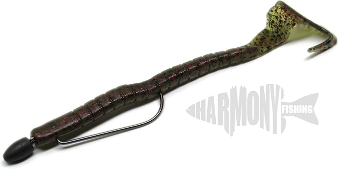 Harmony Fishing - Tungsten Flipping Weights (Chip-Proof Oxide Coated) for bass Fishing [Includes Weight Pegs]