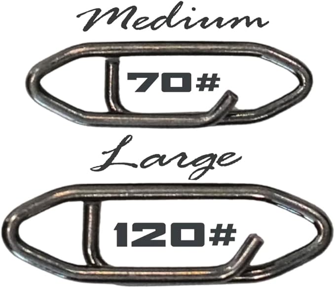 Top Water Co. Species Target Fishing Bundles – Premium Stainless Steel Speed Clips Assortment - (25 Pack)