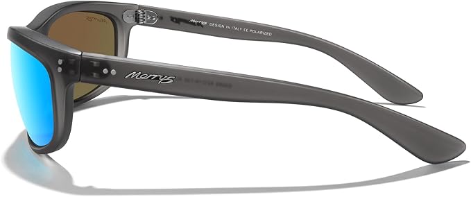 MERRY'S Wrap Around Sport Polarized Sunglasses for Men Women Driving Fishing UV400 Protection