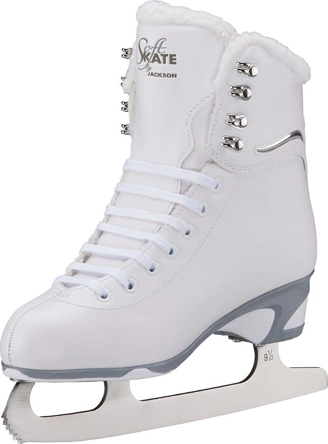 Jackson Ultima Finesse JS180 / JS181 / JS184 Figure Ice Skates for Women and Girls Bundle with Guardog Skate Guards Improved, JUST LAUNCHED 2023