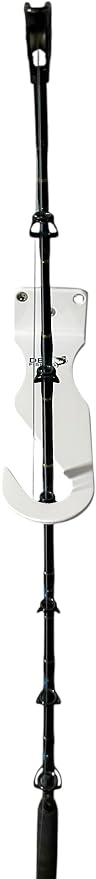 Single Bent Butt Wall Mount Rod Pole Holder Stand Display Dev Fishing Aluminum