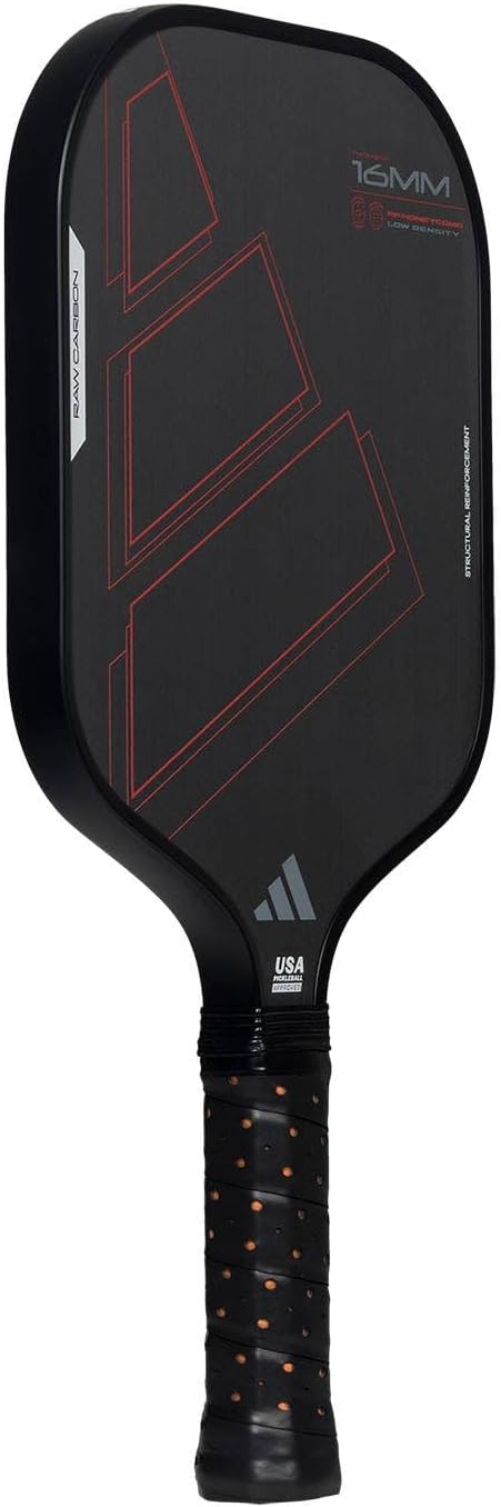 adidas RX Carbon CTRL Pickleball Paddle - Black/orange