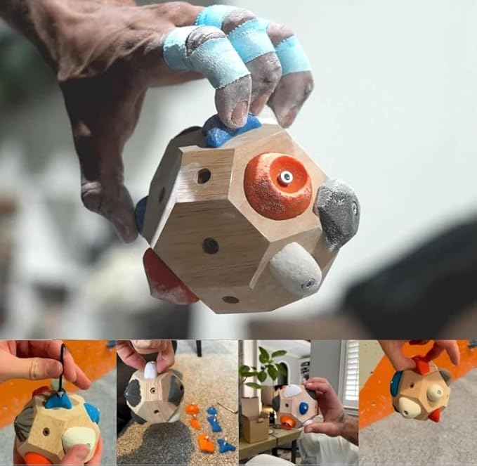 3D Rock Climbing Training Ball, Creating Strength and Precision, Finger Strength Rock Climbing Training Ball, simulating Rock Climbing, Rock Climbing, is a Gift for Climbers