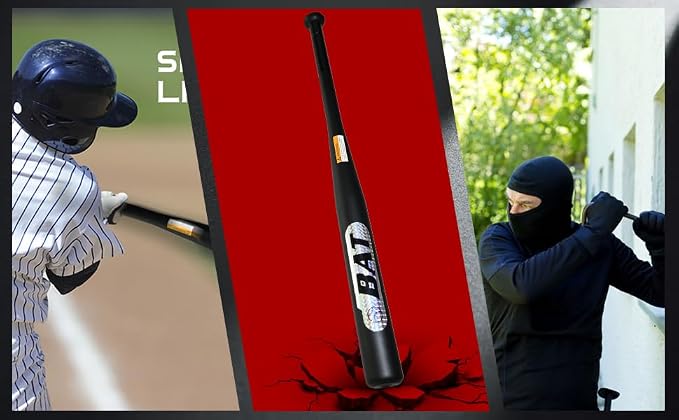 32in Baseball Bat 2LBS Heavy Duty Weighted Steel Baseball Bat for Adult and Youth Hardball Metal Bats, 2in Barrel
