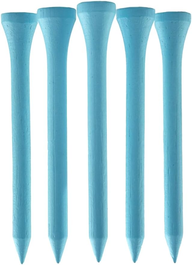 TH Golf 1000 Pcs 70mm 2 3/4 inch Bamboo Golf Tees | Multiple Colour Options | Eco Friendly & Sustainable Strong Bamboo