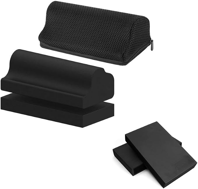 StrongTek Balance & Neck Relief Set – Foam Pad + Cervical Wedge for Stability, Posture & Rehab