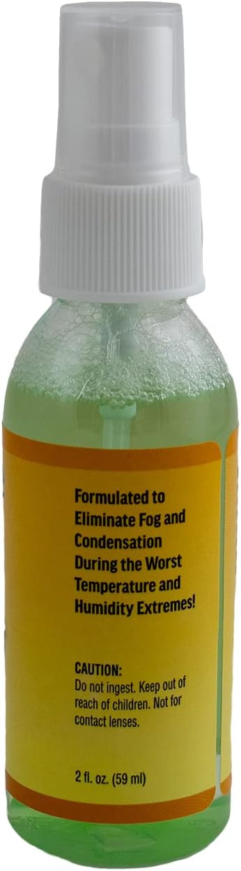 One 2-Ounce Bottle of Birdz Eyewear Anti Fog Spray + Defogger Safe on ALL Lenses