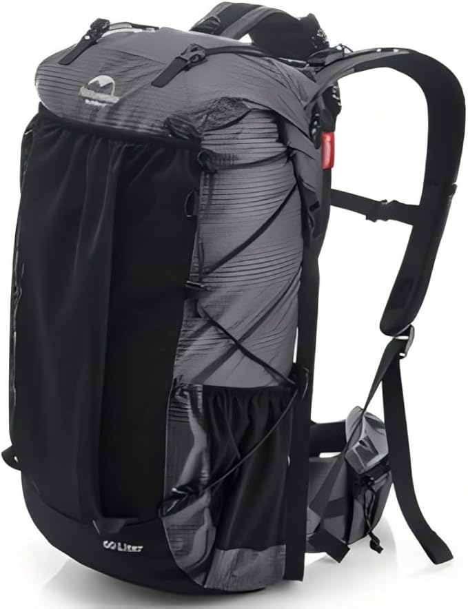 Naturehike Rock-40L/60+5L Internal Frame Hiking Backpack for Adults, Camping Travel Backpacking Waterproof Bag with Rain Cover, Ultralight Outdoor Daypack (60+5L)
