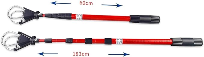 Telescopic Golf Ball Retriever Grabber Pick Up Grip for Putter, Tennis, Picker for Water Golf Screws Tool