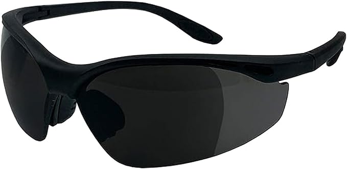 grinderPUNCH Full Lens Magnification Safety Glasses Readers ANSI Z87 Impact Resistant Diopter Magnifying Reading Glasses
