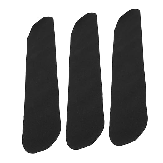 3pcs Skateboard Grip Tape Sheet, Self-Adhesive Anti-Skid Sandpaper Sticker 81x21cm, Sturdy Replaceable Grip Tape for Street and Park Skateboards