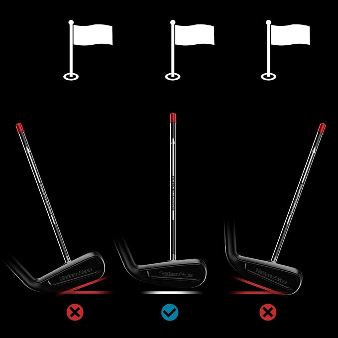 Water Telescopic Golf Ball Retriever and Golf Magnetic Alignment Rods