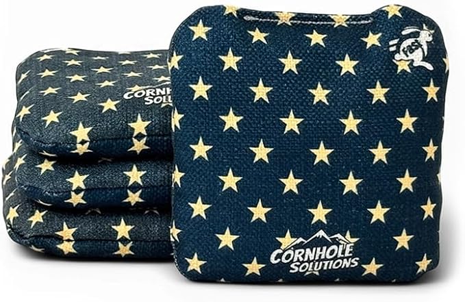 Cornhole Solutions Cornhole Bags Set of 8 – Regulation Pro Style 6x6 – Resin Filled + Tote Bag