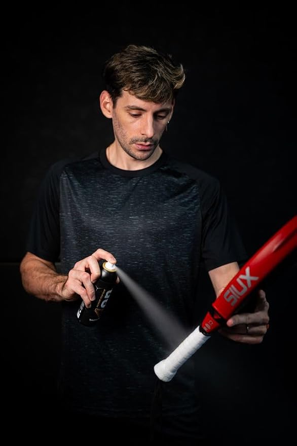 4on Total Grip Spray – Non-Slip Spray to Improve Your Grip. Effective for Padel and Pickleball - Provides Maximum Grip and Friction for Sweaty Hands - 6.77 Oz (200 ml)
