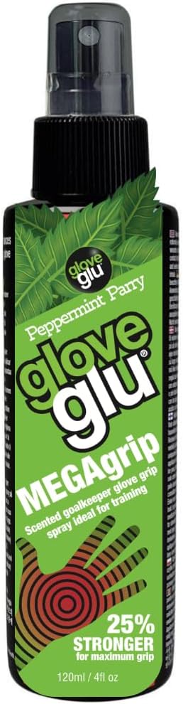 Gloveglu MEGAgrip Goalkeeper Glove Grip Spray | Advanced Goalkeeper Glove Palm Grip Reviver | Improved Catching & Better Ball Handling