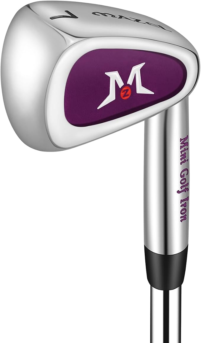 MAZEL Mini Driver/Iron Golf Clubs Swing Trainer Aid to Improve Your Hitting Accuracy & Speed