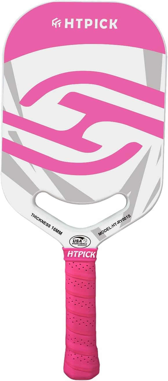 Pickleball Paddles | T700 Carbon Fiber Pickleball Paddle with Aero Throat | Hot-Press Moulding | 16mm Polymer Core | Specifically Engineered for Swing Speed and Manoeuvrability